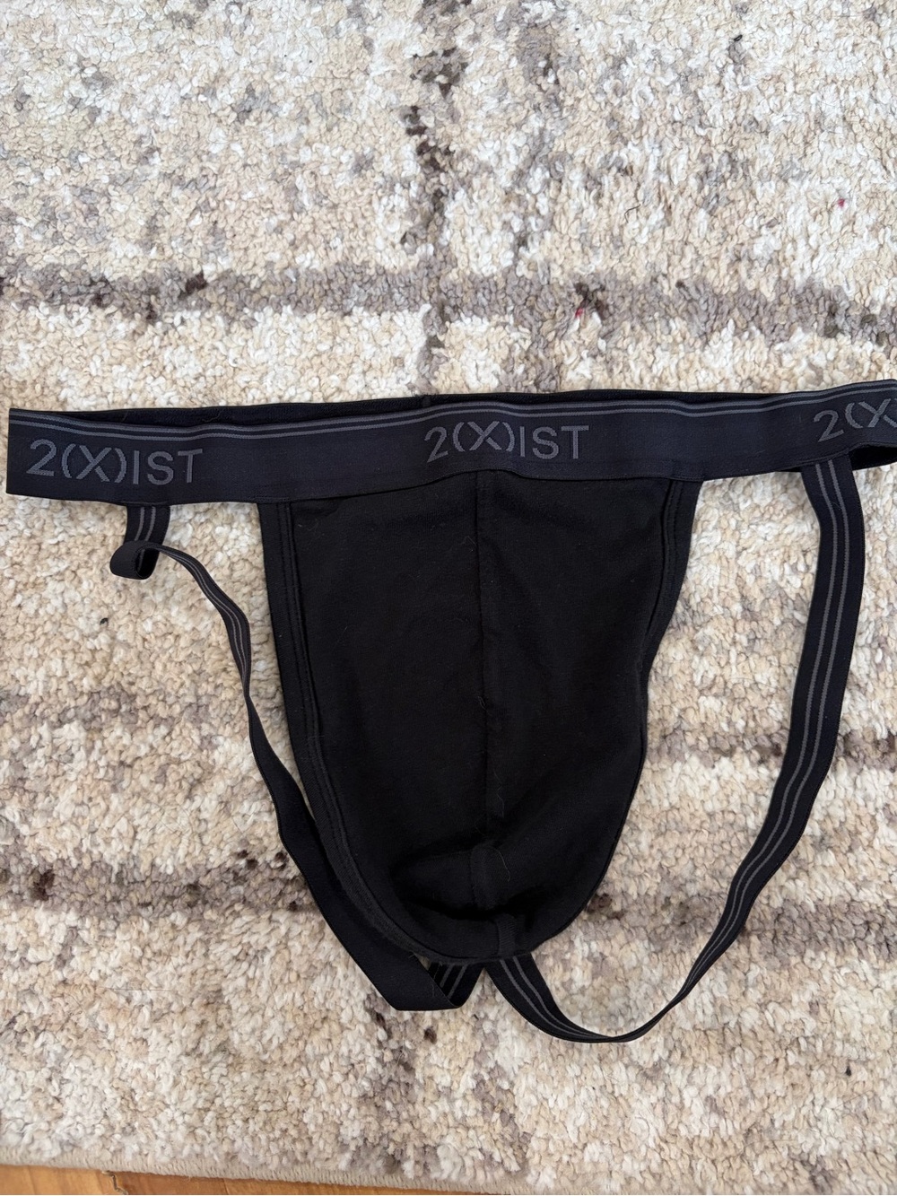 2xist Black Athletic Jock Brief